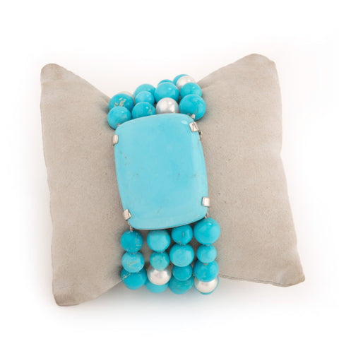 Sleeping Beauty iv turquoise bracelet