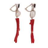 Aphrodite vii coral earrings