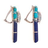 Florette v lapis earrings