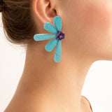 Burst vi turquoise earrings