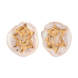 BUTTON I FW pearl earrings (Copy)