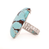 Lavender I turquoise ring